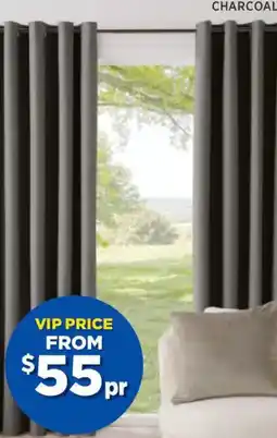 Spotlight BAYLEY Blockout Eyelet Curtains Drop offer