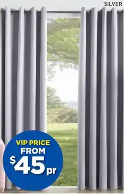 Spotlight Caine blockout eyelet curtains drop offer