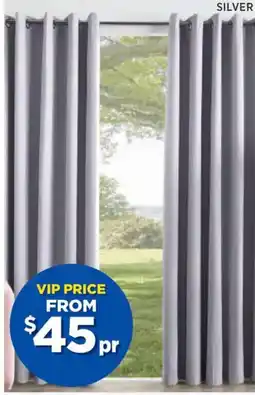 Spotlight Caine blockout eyelet curtains drop offer