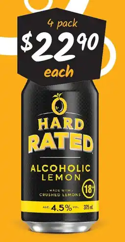 Cellarbrations hard rated 4.5% premix range cans offer
