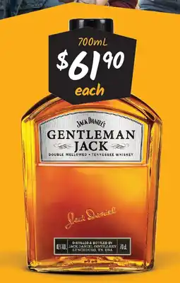Cellarbrations Jack daniels gentleman jack whiskey offer