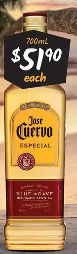 Cellarbrations Jose cuervo especial gold tequila offer