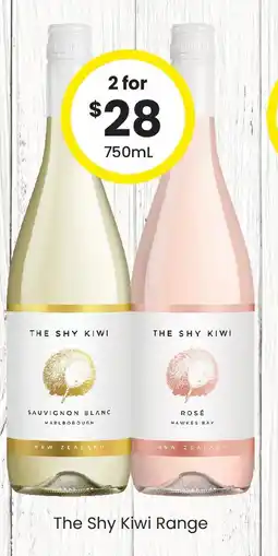 The Bottle O The Shy Kiwi Range offer
