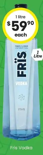 The Bottle O Fris Vodka offer