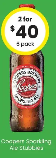 The Bottle O Coopers Sparkling Ale Stubbies offer
