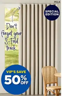 Spotlight Koo tate s fold blockout curtain offer