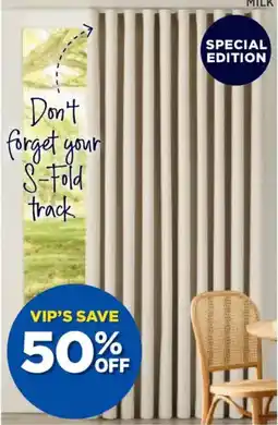 Spotlight Koo tate s fold blockout curtain offer