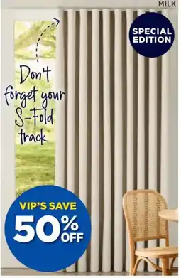 Spotlight Koo tate s fold blockout curtain offer