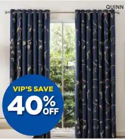 Spotlight Koo floral curtains offer