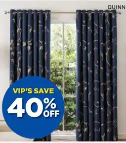 Spotlight Koo floral curtains offer