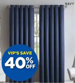 Spotlight Abbey blockout eyelet curtains drop offer