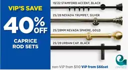 Spotlight Caprice rod sets offer