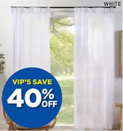 Spotlight Meeko sheer curtains offer