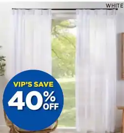 Spotlight Meeko sheer curtains offer