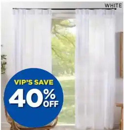 Spotlight Meeko sheer curtains offer