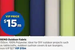 Spotlight Remo outdoor fabric offer