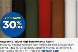 Spotlight Outdoor & indoor high performance fabric offer