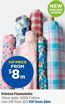 Spotlight Printed Flannelette offer