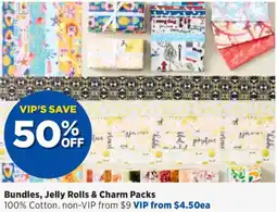 Spotlight Bundles Jelly Rolls & Charm Packs offer