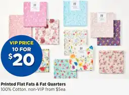 Spotlight Printed Flat Fats & Fat Quarters offer