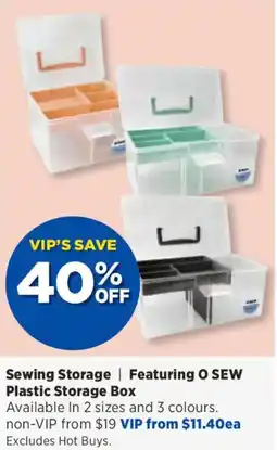 Spotlight Sewing Storage offer
