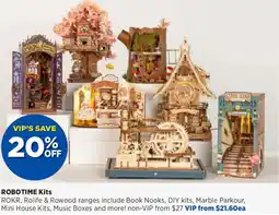 Spotlight Robotime kits offer