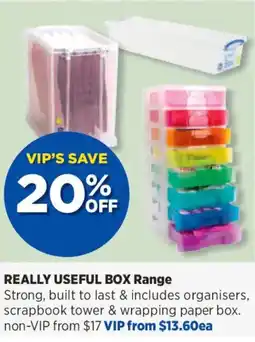 Spotlight Really useful box range offer