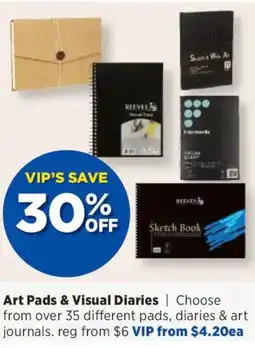Spotlight Art pads & visual diaries offer