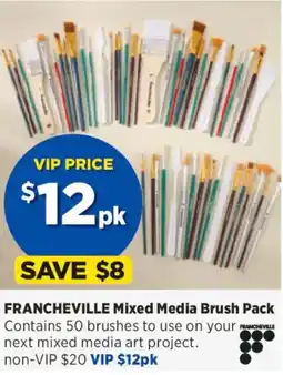 Spotlight Francheville mixed media brush pack offer