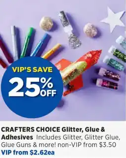 Spotlight Crafters choice glitter, glue & adhesives offer