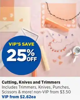 Spotlight Cutting, knives and trimmers offer