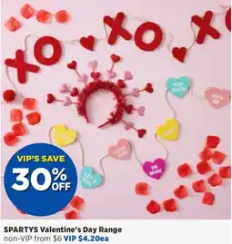 Spotlight Spartys valentine's day range offer