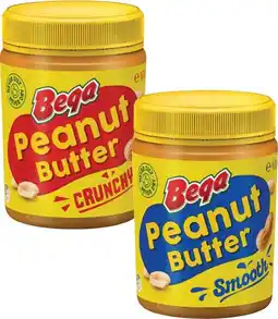Coles Bega Smooth or Crunchy Peanut Butter 470g offer