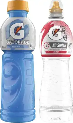 Coles Gatorade Sports Drink or G Active Water 600mL offer