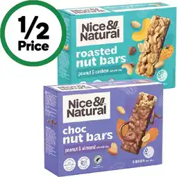 Woolworths Nice & Natural Nut Bars offer