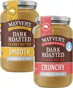 Coles Mayver's Dark Roasted Peanut Butter offer