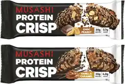 Coles Musashi Protein Crisp Bar offer