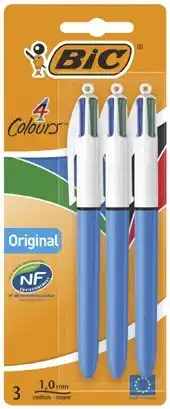 Coles Bic 4 Colour Pens offer