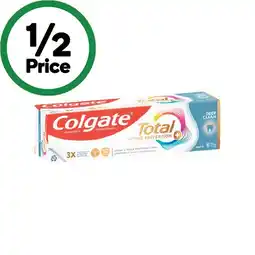 Woolworths Colgate Total Active Prevention Toothpaste offer
