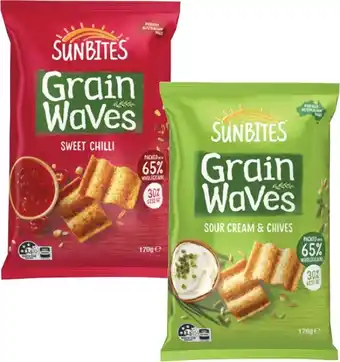 Coles Sunbites Grain Waves offer