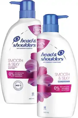 Coles Head & Shoulders Shampoo or Conditioner 660mL offer