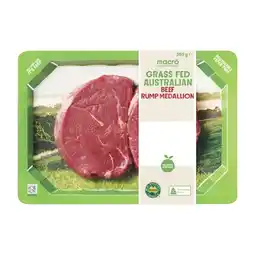 Woolworths Macro Australian Grass Fed Beef Rump Medallions offer