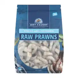 Woolworths Just Caught Raw Prawns Peeled & Deveined – From the Seafood Freezer offer