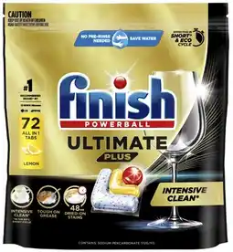 Coles Finish Ultimate Plus Dishwashing Tablets offer