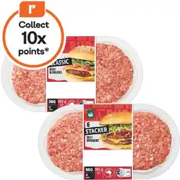 Woolworths Woolworths Australian Beef Burgers Classic or Stacker 500g offer