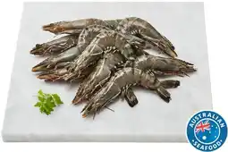 Coles Coles Australian Thawed Raw Extra Large Black Tiger Prawns offer