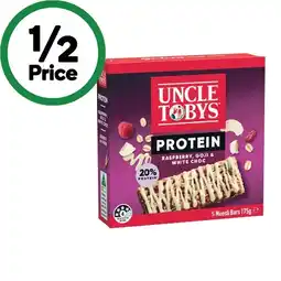Woolworths Uncle Tobys Protein Muesli Bars offer