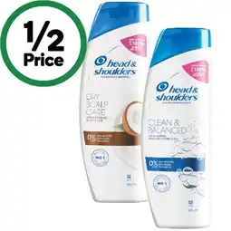 Woolworths Head & Shoulders Shampoo or Conditioner 400ml offer
