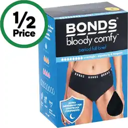 Woolworths Bonds Bloody Comfy Overnight Briefs offer