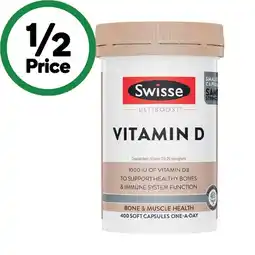Woolworths Swisse Ultiboost Vitamin D Capsules offer